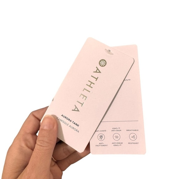 NWT Athleta Aurora Ribbed V-Neck Tank Teal Size 1X - Picture 4 of 7